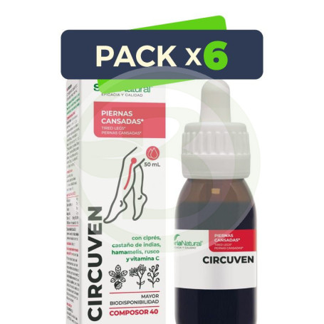 Pack 6x Composor 40 Circuven 50Ml Soria Natural Pack 6x Composor 40 Circuven 50Ml Soria Natural