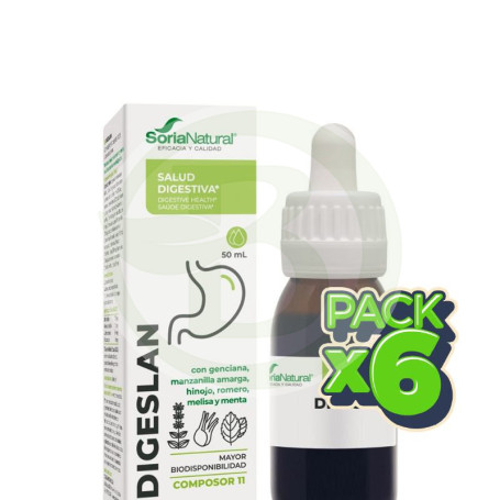 Pack 6x Composor 11 Digeslan 50Ml Soria Natural Pack 6x Composor 11 Digeslan 50Ml Soria Natural