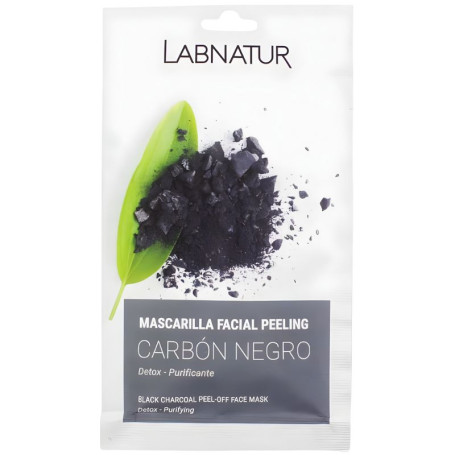 Mascarilla Facial Peeling Carbón Negro 10Ml Labnatur