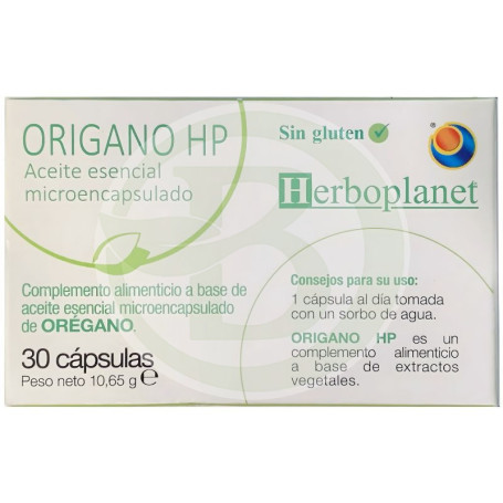 Origano Hp 10,65 G, 30 Capsulas De A. E. Microencapsulados Herboplanet