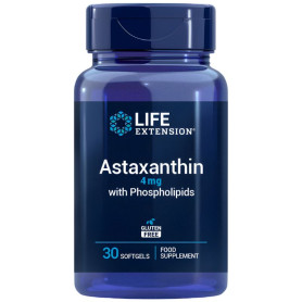 Astaxantina con Fosfolípidos 4Mg 30 Perlas Life Extension