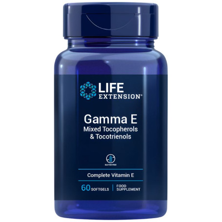 Gamma e Tocoferoles y Tocotrienoles Mix 60 Perlas Life Extension