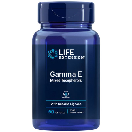 Gamma e Tocoferoles Mixtos 60 Perlas Life Extension