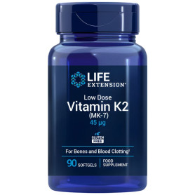 Low-Dose Vitamina K2 (Mk-7) 45Mcg 90 Perlas Life Extension