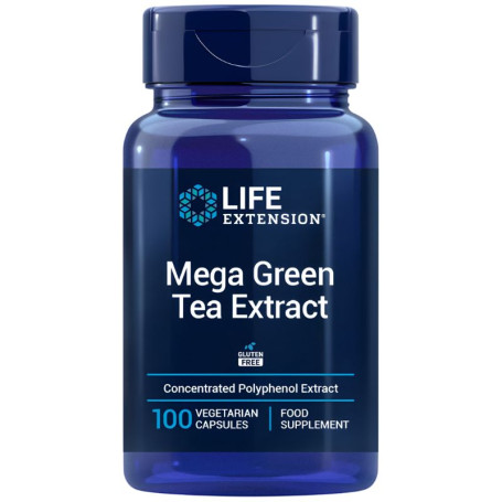 Mega Extracto De Té Verde 100 Cápsulas Life Extension