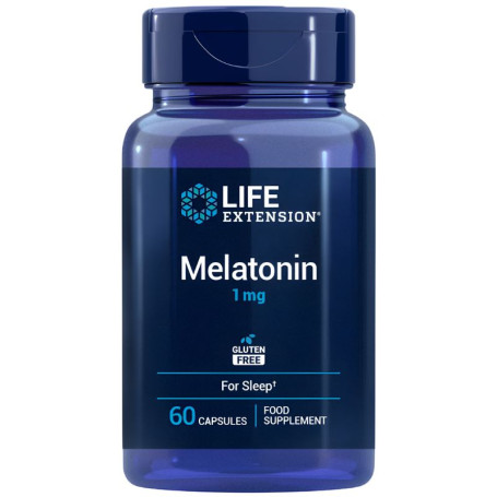 Melatonin 1Mg 60 Cápsulas Life Extension