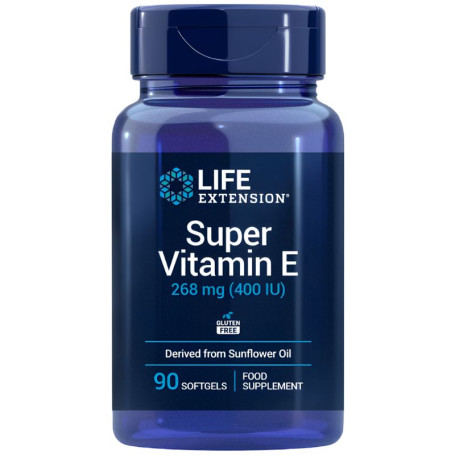 Super Vitamin e 268Mg 400Ui 90 Perlas Life Extension