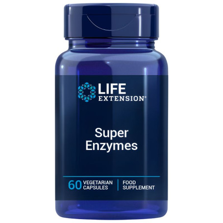 Super Enzymes 60 Cápsulas Life Extension