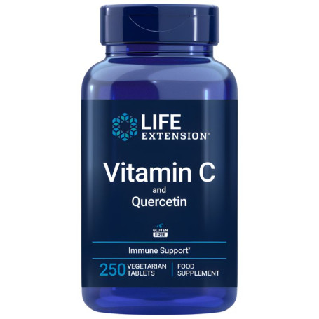 Vitamina C y Quercetina 250 Comprimidos Life Extension