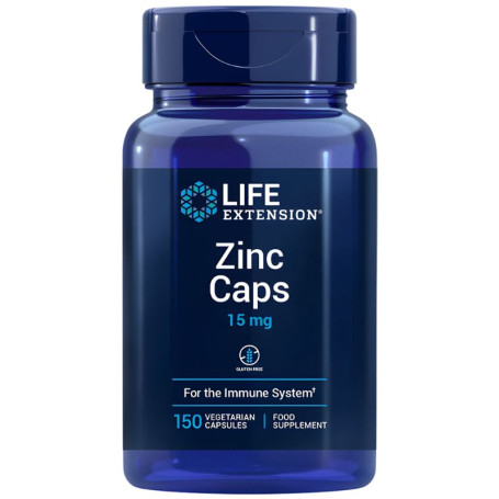 Zinc 15Mg 150 Cápsulas Life Extension