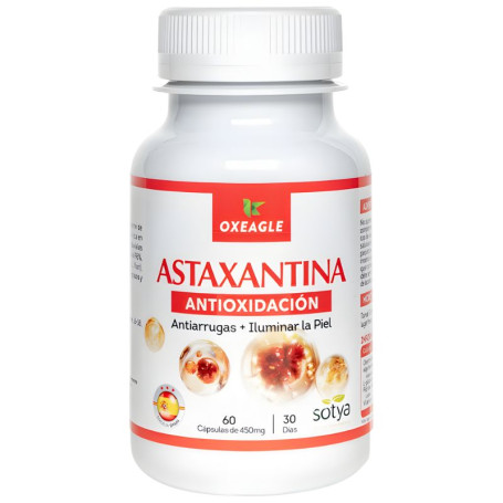 Astaxantina 450Mg 60 Cápsulas Sotya