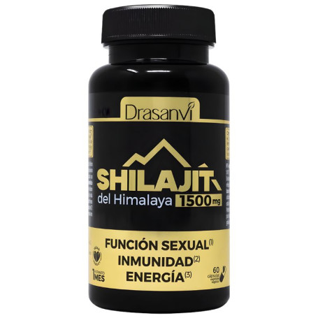 Shilajit del Himalaya 60 Cápsulas Drasanvi