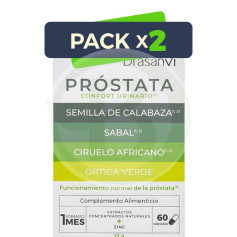 Pack 2x Próstata 60 Cápsulas Drasanvi