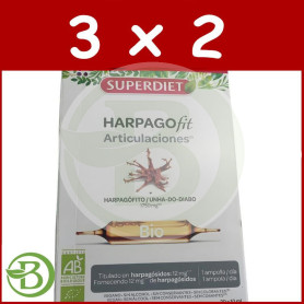 Pack 3x2 Harpagofit Bio 20 Ampollas 10Ml Superdiet