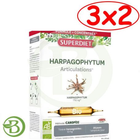 Pack 3x2 Harpagofit Bio 20 Ampollas 10Ml Superdiet