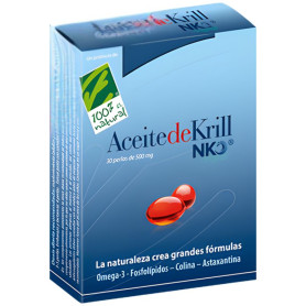 Aceite De Krill Nko 500Mg 30 Perlas 100% Natural