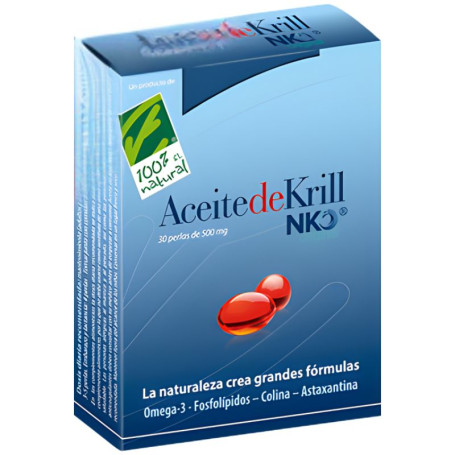 Aceite De Krill Nko 500Mg 30 Perlas 100% Natural