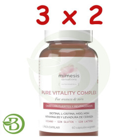Pack 3x2 Pure Vitality Complex 60 Cápsulas Herbora