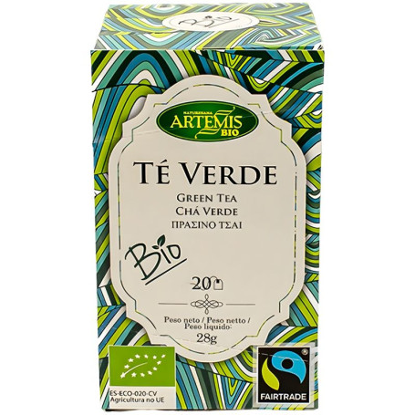 Té Verde Bio 20 Filtros Artemis