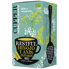 Infusion Restful Hinojo y Anis Bio 20 Bolsas Cupper
