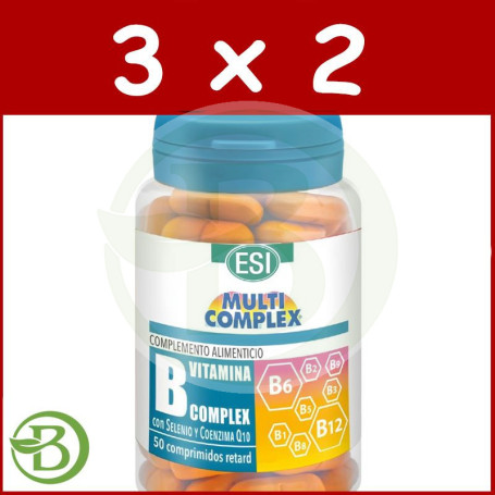 Pack 3x2 Multicomplex Vitamina B 50 Comprimidos Esi