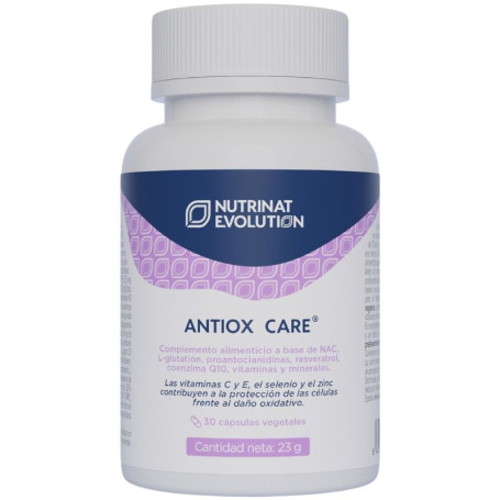 Antiox Care 30 Cápsulas Vegetales Nutrinat Evolution