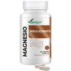 Bisglicinato De Magnesio 60 Capsulas Soria Natural