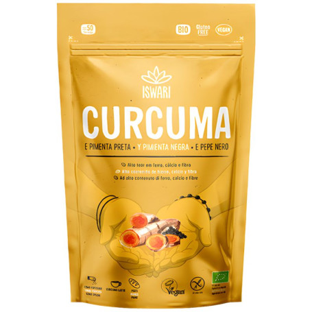 Cúrcuma y Pimienta Negra 150G Iswari