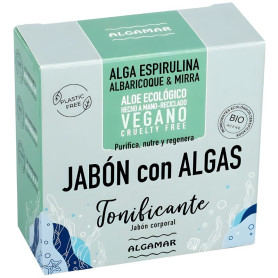 Jabón Corporal Sólido con Algas Tonificante 100G Algamar