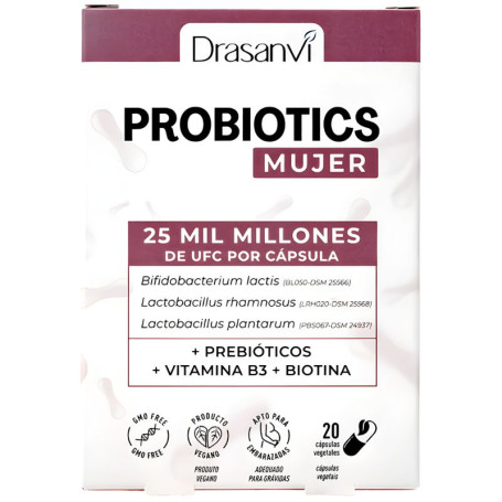 Probiotics Mujer 20 Cápsulas Drasanvi