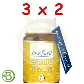 Pack 3x2 Espino, Ajo y Olivo 60 Perlas Estado Puro - Tongil