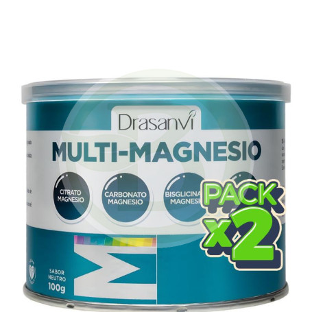 Pack 2x Mineral Multimagnesio en Polvo 100G Drasanvi