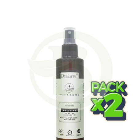 Pack 2x Hidrolato De Azahar Bio Vitaroms 200Ml Drasanvi