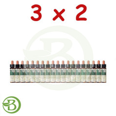 Pack 3x2 Elixir Floral 17 Hornbeam 10Ml. Plantis