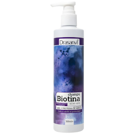 Champú De Biotina y Aloe Vera Cabello Teñido 300Ml Drasanvi