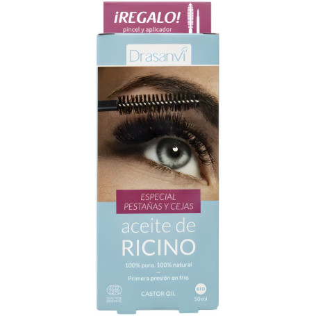 Aceite De Ricino Bio Pestañas y Cejas 50Ml Drasanvi