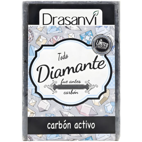 Jabón De Carbón Activo Vegetal 100G Drasanvi