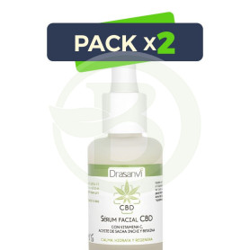 Pack 2x Sérum Facial Cbd 30Ml Drasanvi