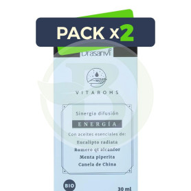 Pack 2x Sinergia Difusión Energía Bio 30Ml Vitaroms Drasanvi
