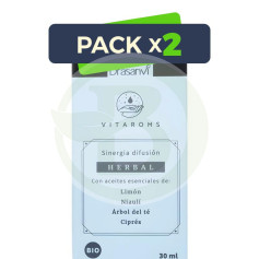 Pack 2x Sinergia Difusión Herbal Bio 30Ml Vitaroms Drasanvi