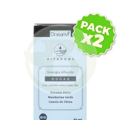Pack 2x Sinergia Difusión Hogar Bio 30Ml Vitaroms Drasanvi