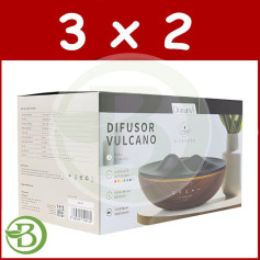 Pack 3x2 Difusor Aromaterapia Vulcano Bluetooth X088b Drasanvi