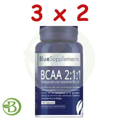 Pack 3x2 Bcaa + B6 + B12 100 Cápsulas Ergonat