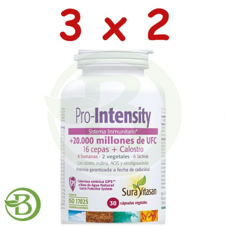 Pack 3x2 Pro-Intensity 30 Capsulas Sura Vitasan