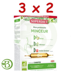 Pack 3x2 Protocolo De Adelgazamiento Bio 3 Fases 30 X 10Ml Superdiet