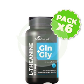 Pack 6x L-Theanina Complex 60 Comprimidos Soria Natural
