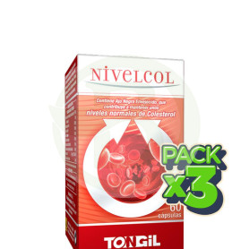 Pack 3x Nivelcol 60 Cápsulas Tongil