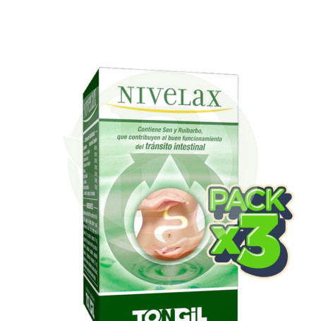 Pack 3x Nivelax 30 Cápsulas Tongil