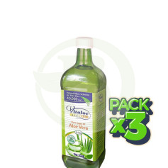 Pack 3x Quality Puro Jugo Aloe Vera 1L Tongil