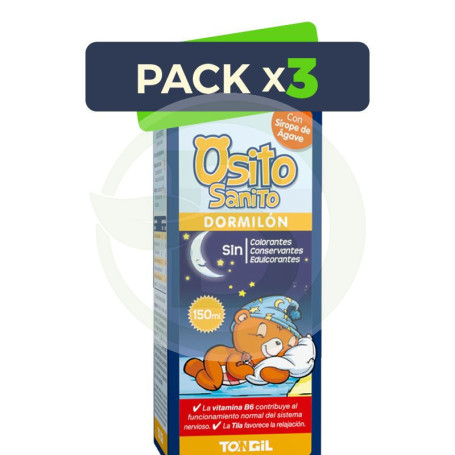 Pack 3x Osito Sanito Dormilón 150Ml. Tongil